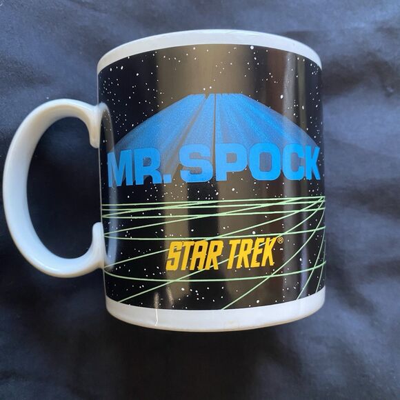 Vintage 1991 Mr. Spock Coffee Tea Mug. Ceramic. 12 oz. Excellent! Star Trek. - Picture 2 of 6